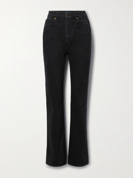  Khaite Khaite - Danielle High-rise Slim-leg Jeans - Black 