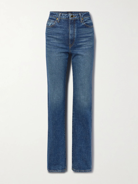  Khaite Khaite - Danielle Stretch High-rise Slim-leg Jeans - Blue 