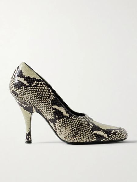  Khaite Khaite - Eva Snake-effect Leather Pumps - Snake Print 