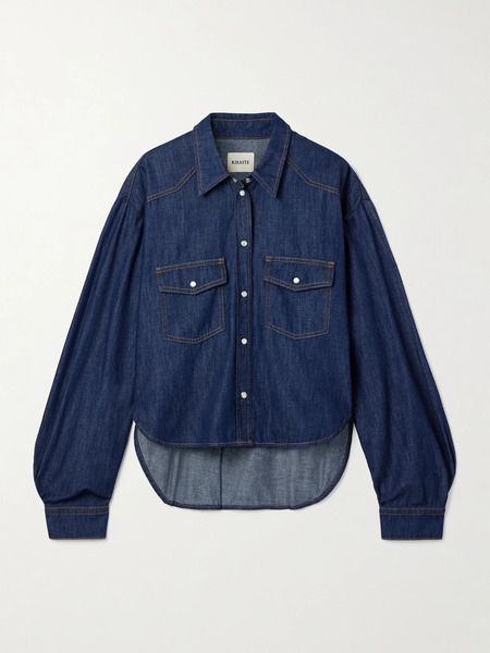  Khaite Khaite - Grenon Denim Shirt - Dark Denim 