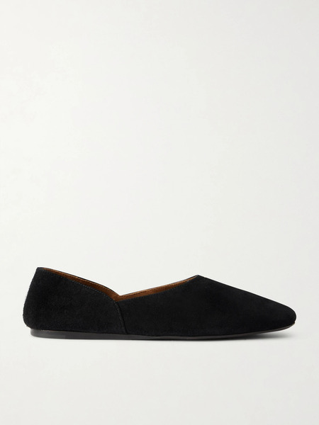  Khaite Khaite - Jane Suede Flats - Black 