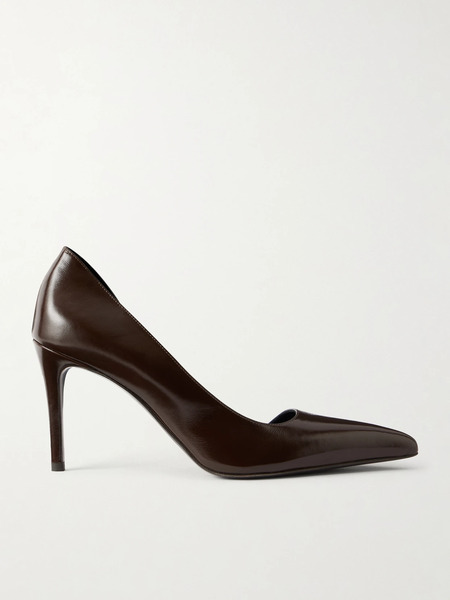  Khaite Khaite - Jett D'orsay Leather Pumps - Brown 