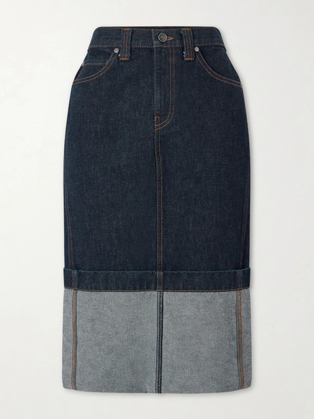  Khaite Khaite - Kilian Denim Midi Skirt - Dark Denim 