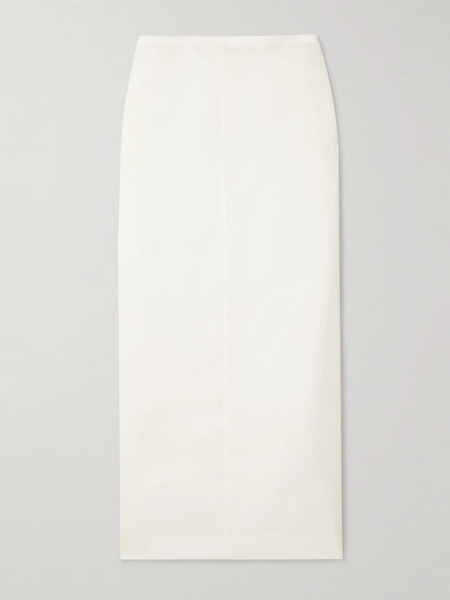  Khaite Khaite - Lalisa Silk-organza Maxi Skirt - Ivory 