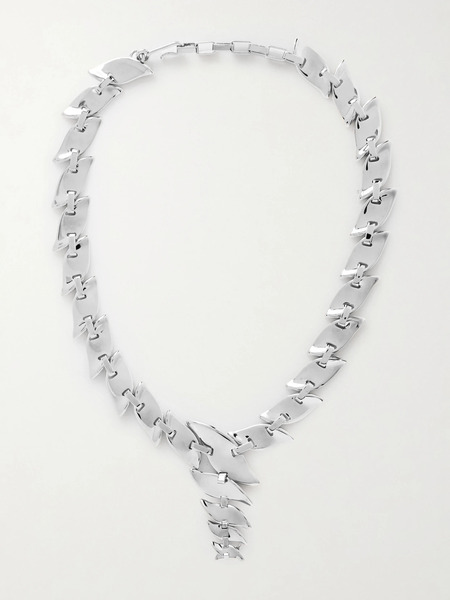  Khaite Khaite - Leaf Silver-tone Necklace - One Size 