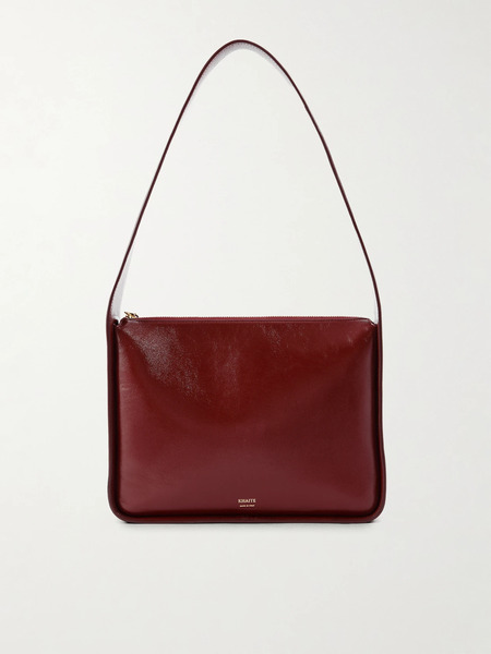  Khaite Khaite - Lori Textured-leather Shoulder Bag - Burgundy 