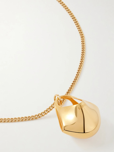 Khaite Khaite - Lotus Small Gold-plated Necklace - One Size 