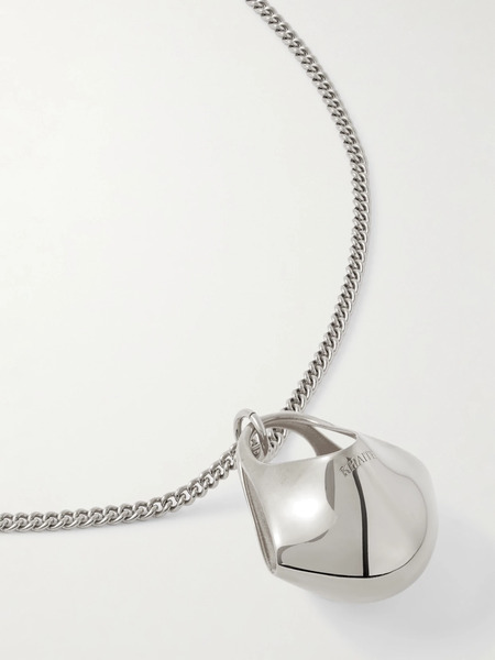  Khaite Khaite - Lotus Small Silver-tone Necklace - One Size 
