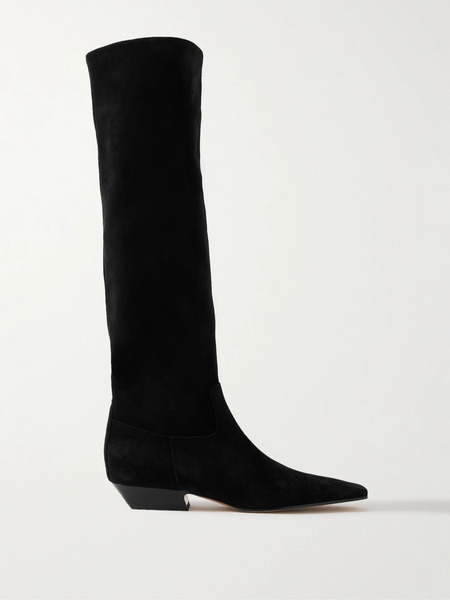  Khaite Khaite - Marfa Suede Knee Boots - Black 