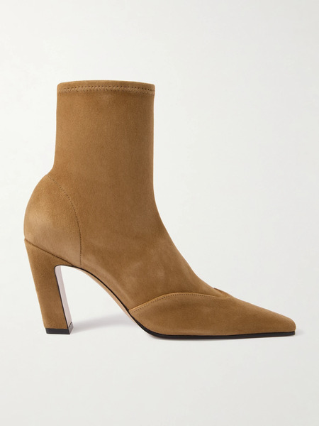 Khaite Khaite - Nevada Suede Ankle Boots - Camel 