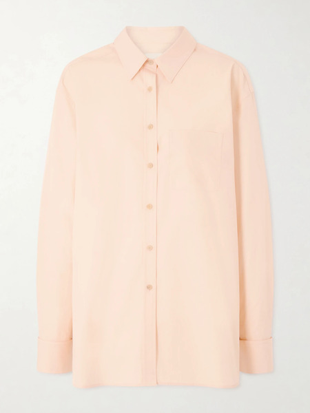  Khaite Khaite - Newton Cotton-poplin Shirt - Peach 