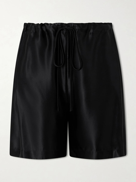 Khaite Khaite - Rohe Satin Shorts - Black 