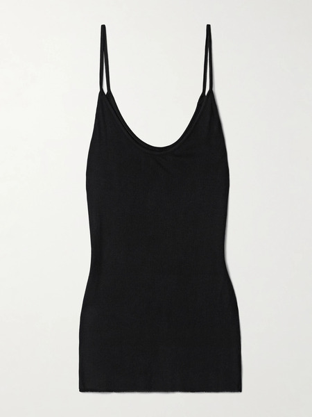  Khaite Khaite - Selee Ribbed-knit Tank - Black 