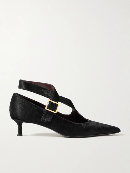  Khaite Khaite - Sloan Calf Hair Pumps - Black 