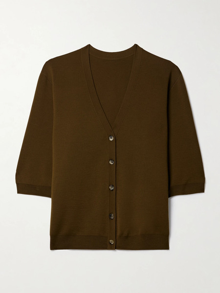  Khaite Khaite - Tedi Wool-blend Cardigan - Green 
