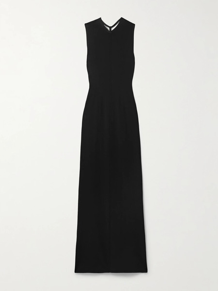  Khaite Khaite - Teri Open-back Jersey Maxi Dress - Black 