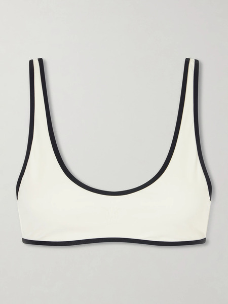  Kiki De Montparnasse Kiki De Montparnasse - Contraste Bikini Top - Ecru 