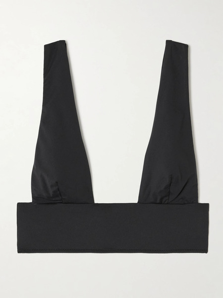  Kiki De Montparnasse Kiki De Montparnasse - Echauffe Stretch-jersey Soft-cup Bra - Black 