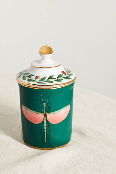  La Doublej La Doublej - Gold-plated Porcelain Mug - Green 