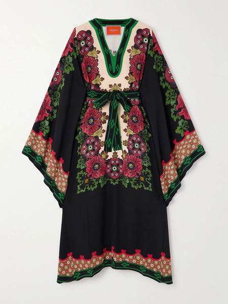  La Doublej La Doublej - Karis Printed Crepe Kaftan - Multi 