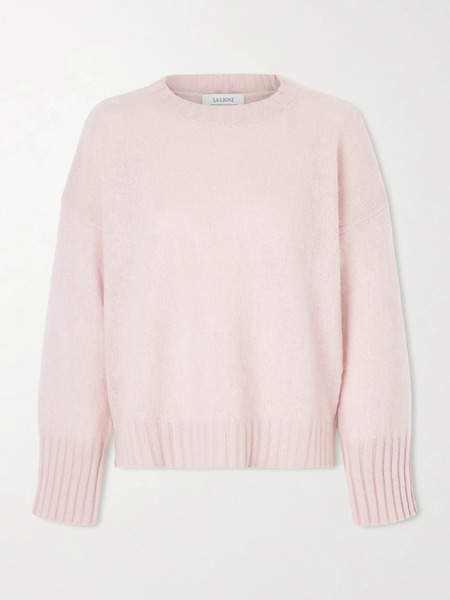  La Ligne La Ligne - Brushed Wool And Cashmere-blend Sweater - Blush 