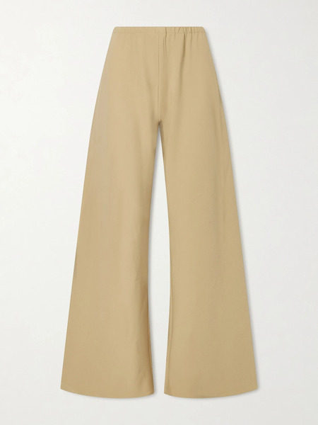  La Ligne La Ligne - Colby Recycled Stretch-crepe Wide-leg Pants - Beige 