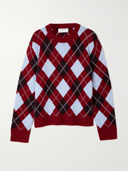  La Ligne La Ligne - Hamish Argyle Wool And Cashmere-blend Sweater - Multi 