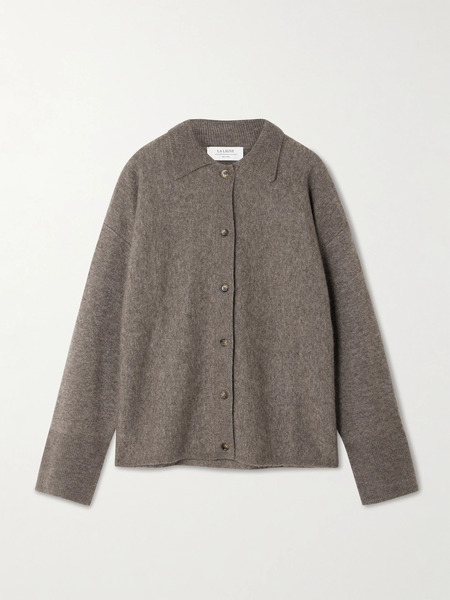  La Ligne La Ligne - Meredith Cashmere And Silk-blend Cardigan - Brown 