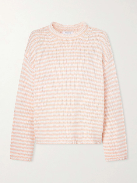  La Ligne La Ligne - Striped Knitted Sweater - Peach 