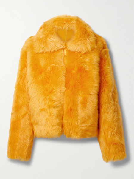  Lafayette 148 Lafayette 148 - Reversible Shearling Jacket - Saffron 