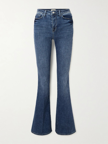  L'agence L'agence - Marty High-rise Flared Jeans - Mid Denim 