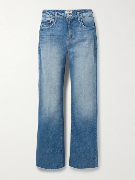  L'agence L'agence - Tiana High-rise Wide-leg Jeans - Mid Denim 