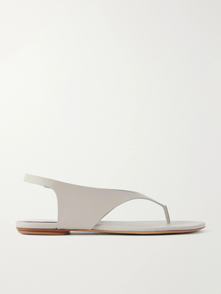  Le Monde Béryl Le Monde Béryl - Langley Leather Sandals - Gray 