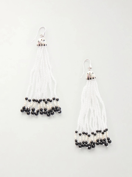  Le Sundial Le Sundial - Odette Silver Multi-stone Earrings - One Size 