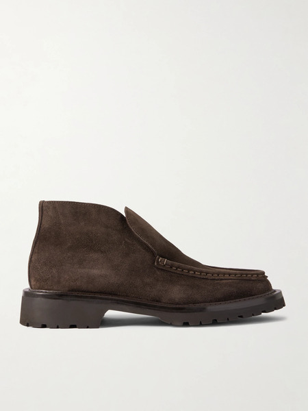 Legres Legres - 58 Suede Ankle Boots - Dark Brown 