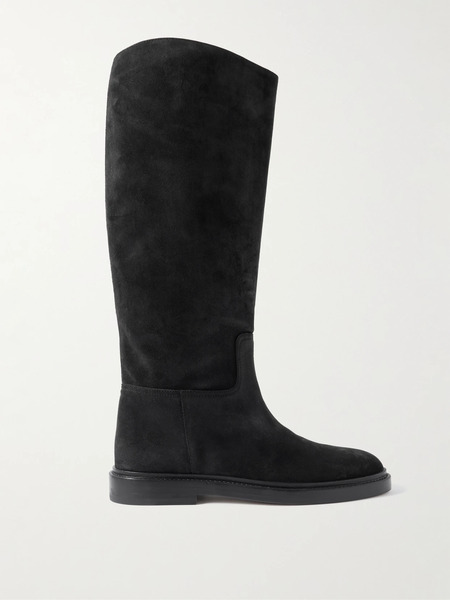  Legres Legres - 80 Suede Knee Boots - Black 