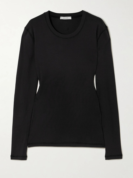  Lemaire Lemaire - Cotton-jersey T-shirt - Black 