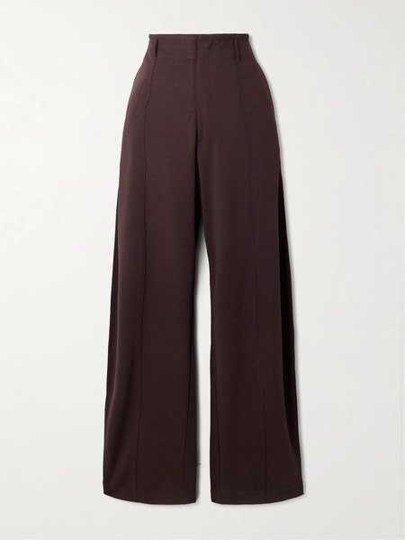  Lemaire Lemaire - Jersey Straight-leg Pants - Burgundy 