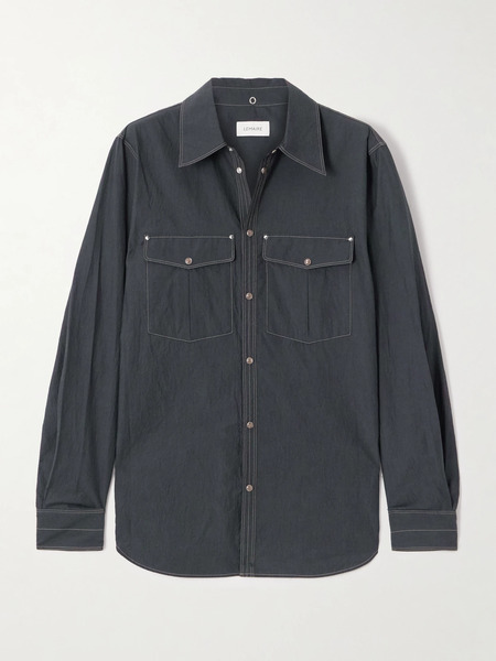  Lemaire Lemaire - Organic Cotton Shirt - Charcoal 