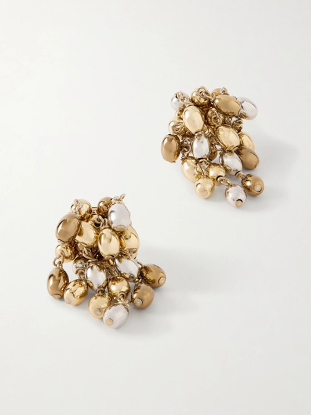  Lemaire Lemaire - Seeds Gold And Silver-tone Earrings - One Size 