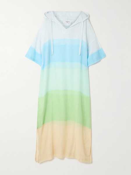  Lemlem Lemlem - Beritu Hooded Striped Cotton-blend Dress - Multi 