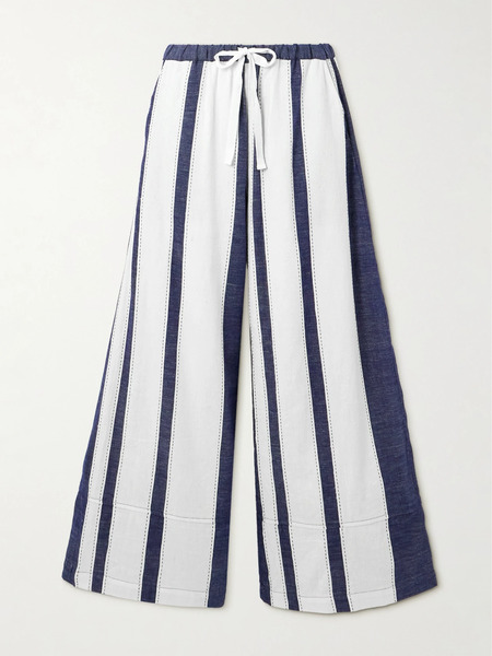 Lemlem Lemlem - Desta Striped Cotton Pants - Navy 