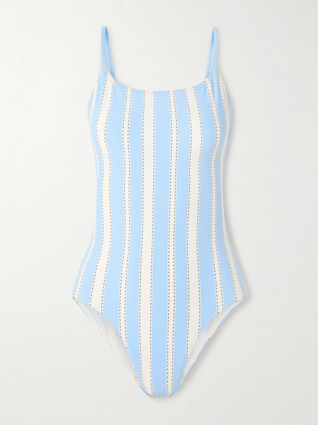  Lemlem Lemlem - Elene Striped Swimsuit - Blue 