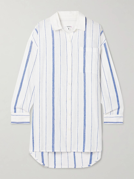  Lemlem Lemlem - Mariam Striped Cotton-blend Shirt - White 