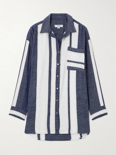  Lemlem Lemlem - Mariam Striped Cotton Shirt - Navy 