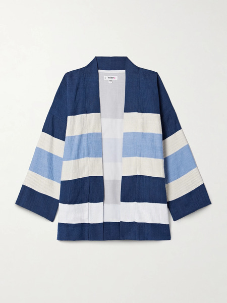 Lemlem Lemlem - Terara Striped Cotton Jacket - Blue 