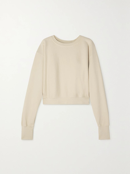  Les Tien Les Tien - Cotton-jersey Sweatshirt - Ivory 