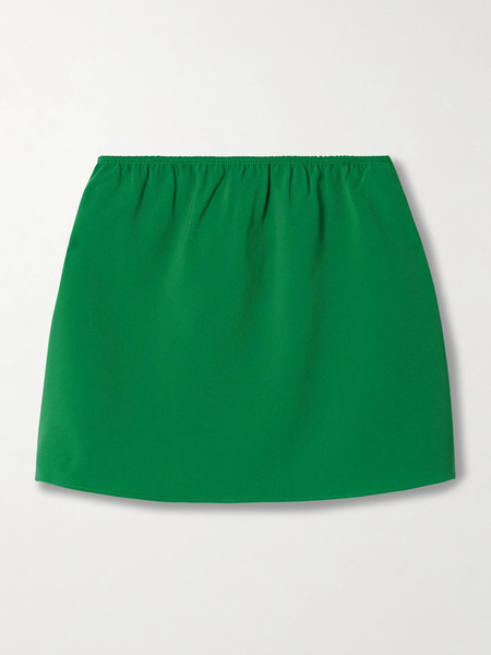  Leset Leset - Arielle Crepe Mini Skirt - Green 