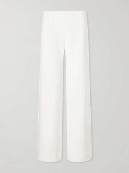  Leset Leset - Arielle Crepe Wide-leg Pants - White 