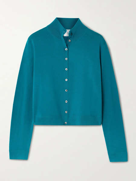  Leset Leset - James Merino Wool Cardigan - Turquoise 